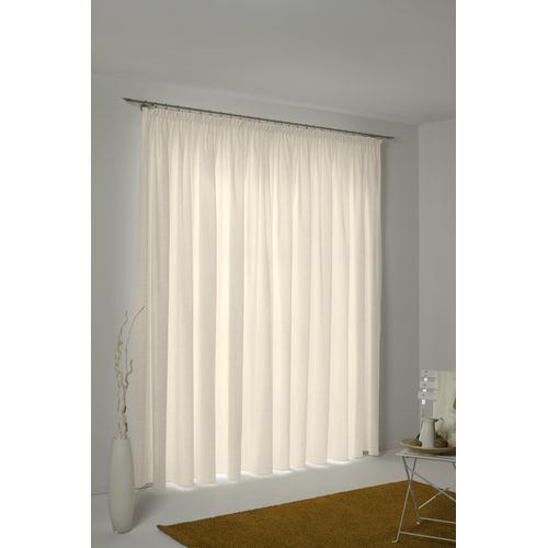 4004567090265 - Vorhang WIRTH Toco-Uni Gr 11 beige Gardinen 200cm Kräuselband 132cm Polyacryl B132cm H200cm