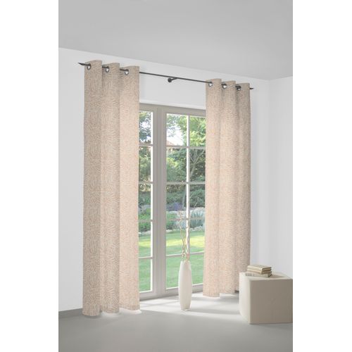 4004567513375 - Vorhang WIRTH Gospic Gr 1 orange (terra) Gardinen 145cm Ösen 132cm Baumwolle Polyester B132cm H145cm 4004567513375 - Vorhang WIRTH Gospic Gr 1 orange (terra) Gardinen 145cm Ösen 132cm Baumwolle Polyester B132cm H145cm