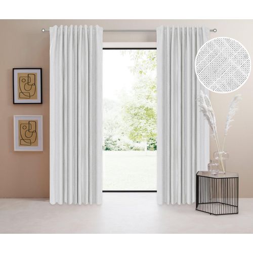 4068223949373 - Verdunkelungsvorhang Marusha Gr 2 beige (creme) B135cm H175cm Polyester Polyester LEGER HOME BY LENA GERCKE Gardinen Verdunkelnder Vorhang blickdicht Leinenoptik verschiede Größen