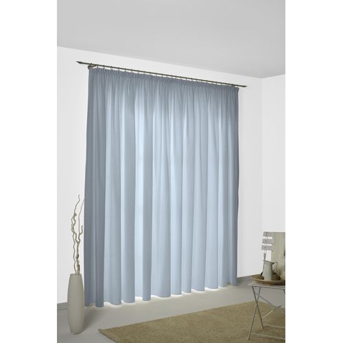 4004567335144 - Vorhang WIRTH Neveres Gr 1 blau (graublau) B135cm H145cm Jacquard Baumwolle Gardinen 4004567335144 - Vorhang WIRTH Neveres Gr 1 blau (graublau) B135cm H145cm Jacquard Baumwolle Gardinen