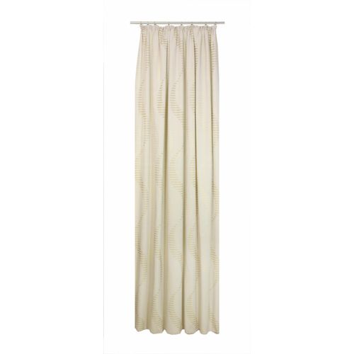 4004567149871 - Vorhang WIRTH Lupara Gr 1 beige B132cm H150cm Jacquard Obermaterial 75% Polyester 25% Baumwolle Gardinen