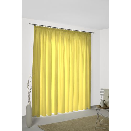 4004567151805 - Vorhang WIRTH SUNBONE Gardinen Gr 145 cm Kräuselband 132 cm gelb Kräuselband Gardine