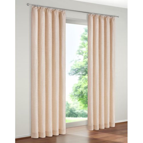 4004567126797 - Vorhang WIRTH B-Holmsund Gr 8 beige (natur) Gardinen 160cm Kräuselband 172cm Polyacryl B172cm H160cm