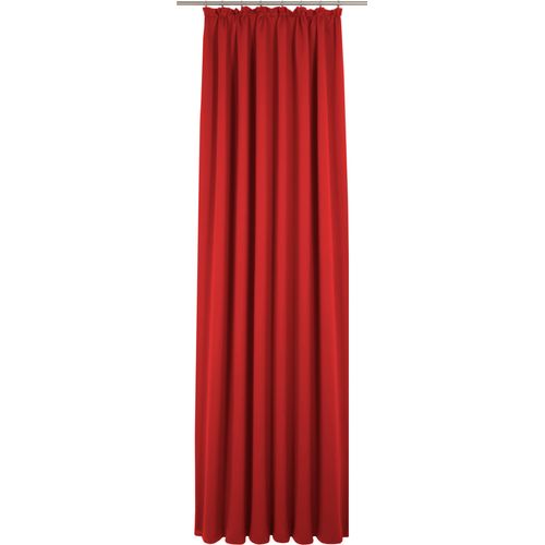 4004567249090 - Vorhang WIRTH Newbury Gardinen Gr 125 cm Kräuselband 65 cm rot Kräuselband Gardine