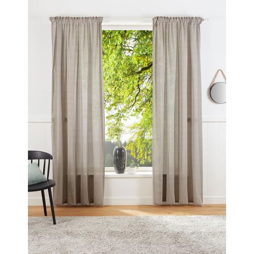 4004567282325 - Vorhang Lanea Gr 1 grau B135cm H145cm Baumwolle Polyester LEGER HOME BY LENA GERCKE Gardinen Leinenoptik 1 Schal verschiedene Größen 4004567282325 - Vorhang Lanea Gr 1 grau B135cm H145cm Baumwolle Polyester LEGER HOME BY LENA GERCKE Gardinen Leinenoptik 1 Schal verschiedene Größen