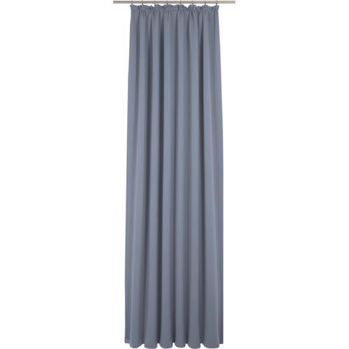 4004567253684 - Vorhang WIRTH Newbury Gardinen Gr 125 cm Kräuselband 65 cm blau (mittelblau) Kräuselband Gardine