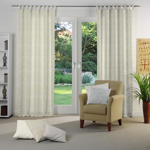 4004567515317 - Vorhang WIRTH Gospic Gr 1 grau Gardinen 145cm Schlaufen 132cm Baumwolle Polyester B132cm H145cm 4004567515317 - Vorhang WIRTH Gospic Gr 1 grau Gardinen 145cm Schlaufen 132cm Baumwolle Polyester B132cm H145cm