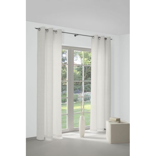 4004567336547 - Vorhang WIRTH Torbole Gr 1 beige B132cm H145cm Jacquard Baumwolle Polyester Gardinen