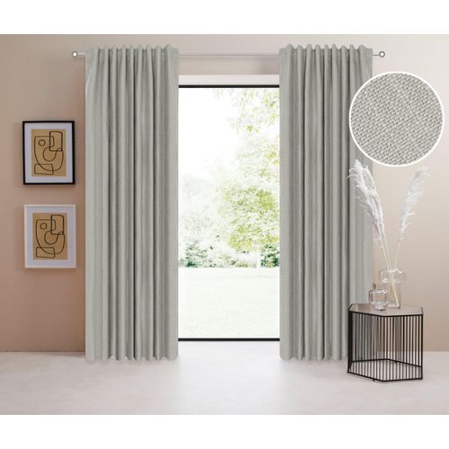 4068223948604 - Verdunkelungsvorhang Marusha Gr 1 beige (taupe) B135cm H145cm Polyester Polyester LEGER HOME BY LENA GERCKE Gardinen Verdunkelnder Vorhang blickdicht Leinenoptik verschiede Größen