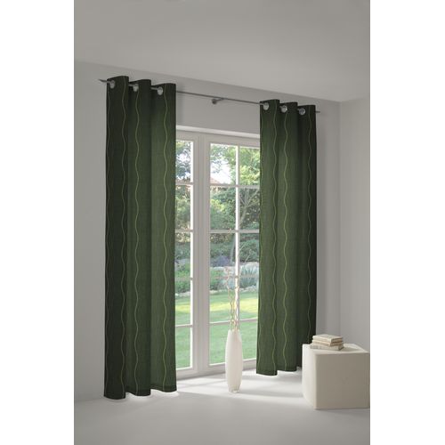 4004567151300 - Vorhang WIRTH Sepino Gr 1 grün B132cm H150cm Jacquard Obermaterial 75% Polyester 25% Baumwolle Gardinen 4004567151300 - Vorhang WIRTH Sepino Gr 1 grün B132cm H150cm Jacquard Obermaterial 75% Polyester 25% Baumwolle Gardinen