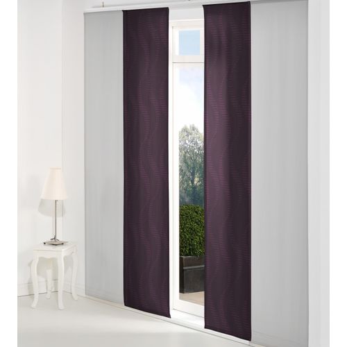 4004567172473 - Schiebegardine WIRTH LUPARA Gardinen Gr 145 cm Paneelwagen 60 cm lila Schiebegardinen blickdicht Gardine Inkl Montagezubehör 4004567172473 - Schiebegardine WIRTH LUPARA Gardinen Gr 145 cm Paneelwagen 60 cm lila Schiebegardinen blickdicht Gardine Inkl Montagezubehör