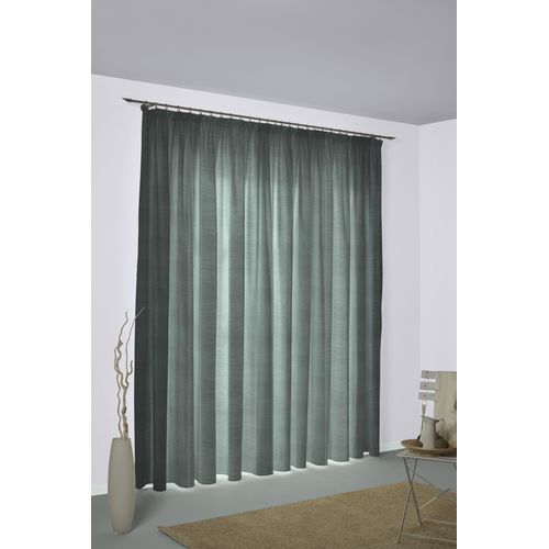 4004567511388 - Vorhang WIRTH Niederau Gr 1 blau (petrol) Gardinen 145cm Smokband 132cm Polyacryl Polyester B132cm H145cm