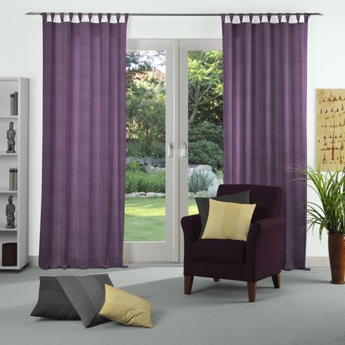 4004567511159 - Vorhang WIRTH Niederau Gr 1 lila Gardinen 145cm Schlaufen 132cm Polyacryl Polyester B132cm H145cm 4004567511159 - Vorhang WIRTH Niederau Gr 1 lila Gardinen 145cm Schlaufen 132cm Polyacryl Polyester B132cm H145cm