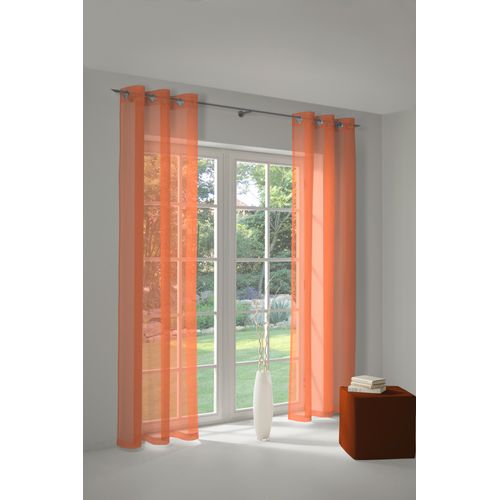 4004567154004 - Vorhang WIRTH LORCA Gr 1 orange B132cm H150cm Obermaterial 66% Polyester 34% Baumwolle Gardinen