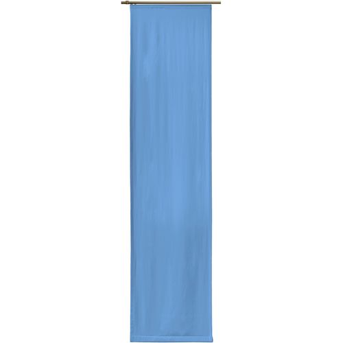 4004567521455 - Schiebegardine WIRTH Umea Gr 1 blau (mittelblau) B60cm H145cm Jacquard Polyester Gardinen