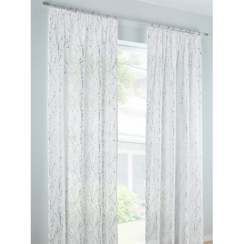 6941446667898 - Gardine HEINE HOME Gr 2 silber (silberfarben) B140cm H175cm Polyester Gardinen