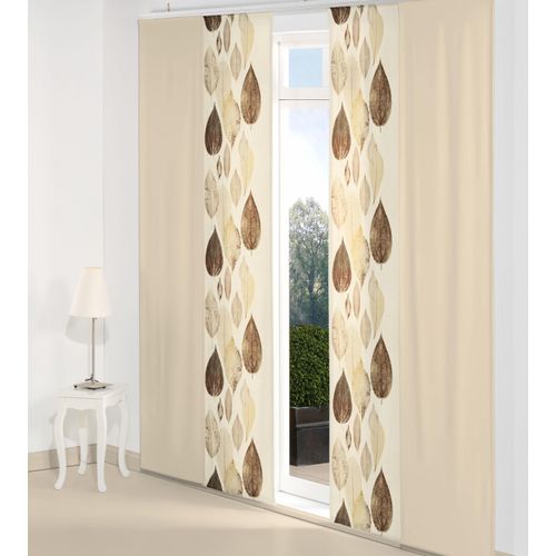 4004567169459 - Schiebegardine WIRTH MAREK Gr 1 braun B60cm H145cm Polyester Gardinen 4004567169459 - Schiebegardine WIRTH MAREK Gr 1 braun B60cm H145cm Polyester Gardinen