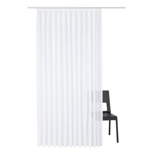 4004567088866 - Vorhang WIRTH Betsy Gardinen Gr 225 cm Faltenband 300 cm goldfarben Fertiggardine Fertigstore Flauschvorhang Gardine Gardinenstore Langstore Übergardine Schlafzimmergardinen Store