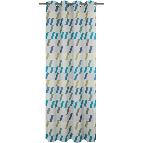 4004567227401 - Vorhang WIRTH Bray Gr 1 blau Gardinen 145cm Ösen 132cm Baumwolle Polyester B132cm H145cm