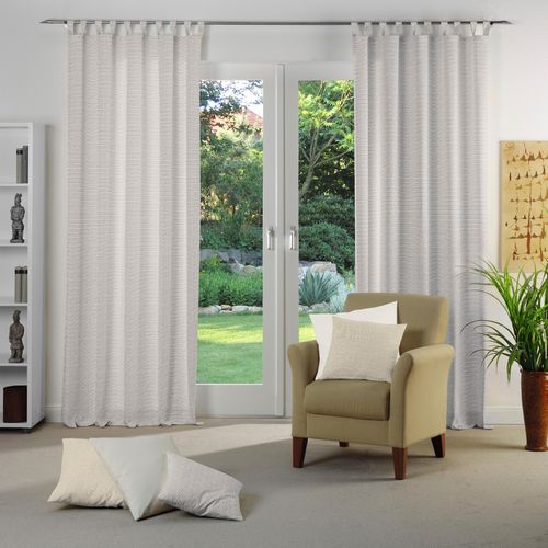 4004567516710 - Vorhang WIRTH Berwick Gr 1 braun B132cm H145cm Jacquard Baumwolle Polyester Gardinen