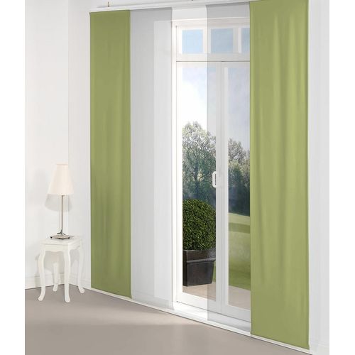 4004567170608 - Schiebegardine WIRTH Dim out Gardinen Gr 145 cm Paneelwagen 60 cm grün Paneelwagen Gardine inkl Beschwerungsstange 4004567170608 - Schiebegardine WIRTH Dim out Gardinen Gr 145 cm Paneelwagen 60 cm grün Paneelwagen Gardine inkl Beschwerungsstange