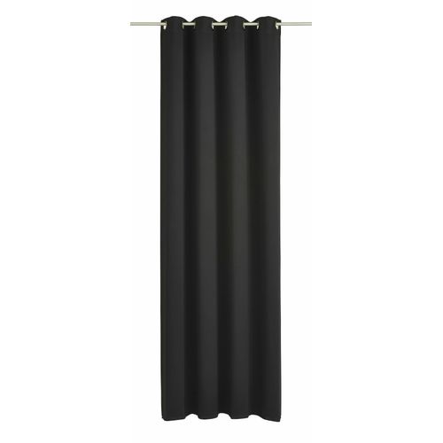4004567119928 - Vorhang WIRTH Dim out Gardinen Gr 150 cm Ösen 145 cm schwarz Ösen Gardine
