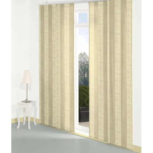 4004567343873 - Schiebegardine WIRTH Niederau Gr 1 grau (kitt) B60cm H145cm Jacquard Polyacryl Polyester Gardinen