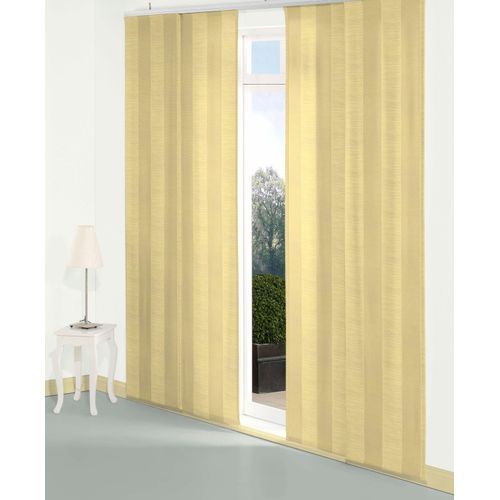 4004567343682 - Schiebegardine WIRTH Niederau Gr 1 gelb (gelb grau) B60cm H145cm Jacquard Polyacryl Polyester Gardinen