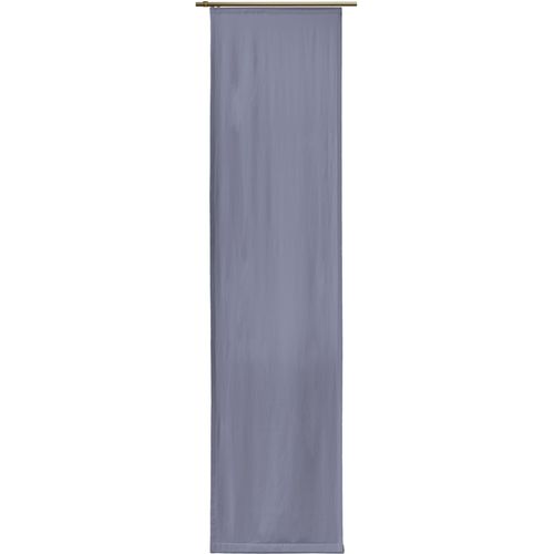 4004567218089 - Schiebegardine WIRTH Newbury Gr 1 blau (mittelblau) B57cm H145cm Jacquard Baumwolle Polyester Gardinen Ohne Befestigungszubehör Breite 57 cm