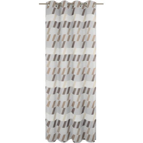 4004567226770 - Vorhang WIRTH Bray Gr 1 braun Gardinen 145cm Ösen 132cm Baumwolle Polyester B132cm H145cm