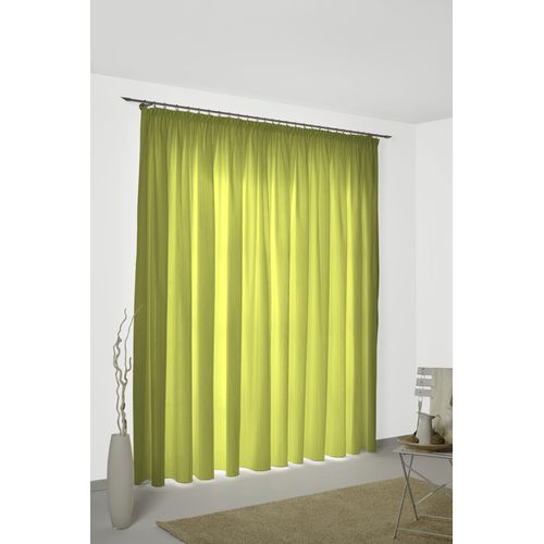 4004567152918 - Vorhang WIRTH Felsted Gardinen Gr 150 cm Kräuselband 132 cm grün Kräuselband Gardine