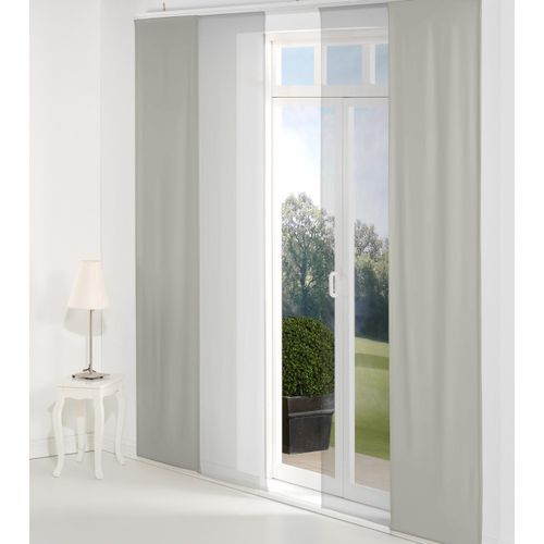 4004567174231 - Schiebegardine WIRTH Peschiera Gardinen Gr 145 cm Paneelwagen 60 cm grau (taupe) Schiebegardinen blickdicht Gardine 4004567174231 - Schiebegardine WIRTH Peschiera Gardinen Gr 145 cm Paneelwagen 60 cm grau (taupe) Schiebegardinen blickdicht Gardine