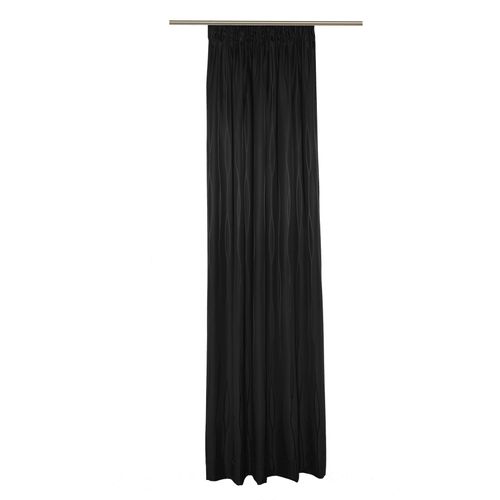 4004567122515 - Vorhang WIRTH LANGWASSER Gr 1 schwarz B135cm H145cm Jacquard Polyacryl Polyester Gardinen