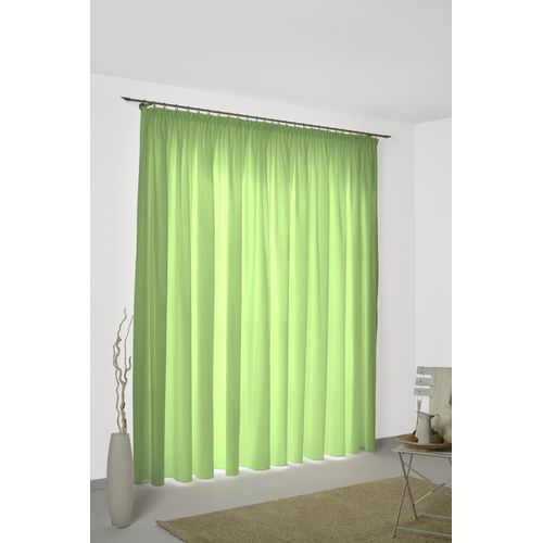 4004567153014 - Vorhang WIRTH SUNBONE Gr 1 grün Gardinen 145cm Kräuselband 132cm Polyester B132cm H145cm