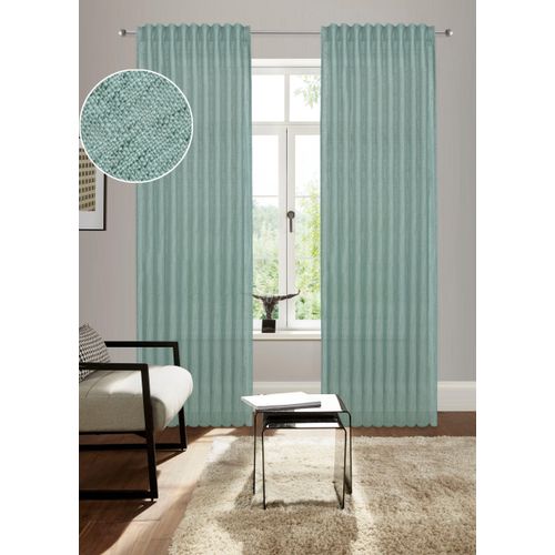 4068223880072 - Gardine BRUNO BANANI Jaden Gr 1 grün B140cm H145cm Polyester Gardinen modern zeitloser Schal Leinenoptik 4068223880072 - Gardine BRUNO BANANI Jaden Gr 1 grün B140cm H145cm Polyester Gardinen modern zeitloser Schal Leinenoptik