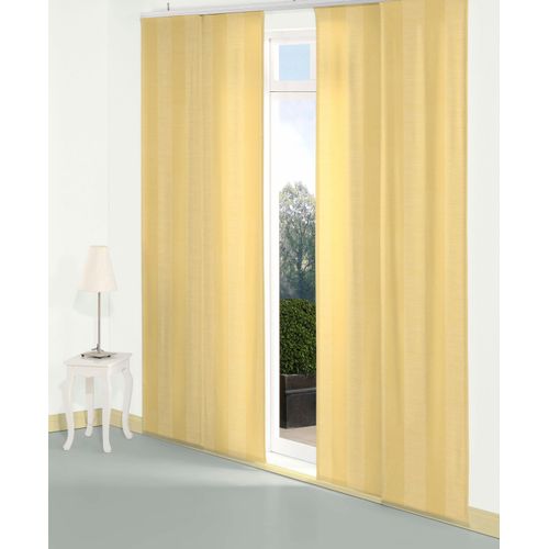 4004567344061 - Schiebegardine WIRTH Niederau Gr 1 gold (goldfarben) B60cm H145cm Jacquard Polyacryl Polyester Gardinen