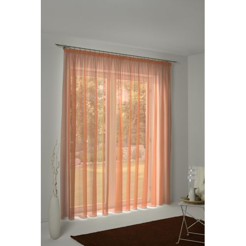 4004567153953 - Vorhang WIRTH LORCA Gr 1 orange B132cm H150cm Obermaterial 66% Polyester 34% Baumwolle Gardinen