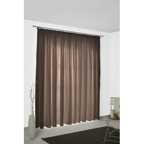 4004567091224 - Vorhang WIRTH Jasmin Gardinen Gr 145 cm Kräuselband 135 cm braun Kräuselband Gardine 4004567091224 - Vorhang WIRTH Jasmin Gardinen Gr 145 cm Kräuselband 135 cm braun Kräuselband Gardine