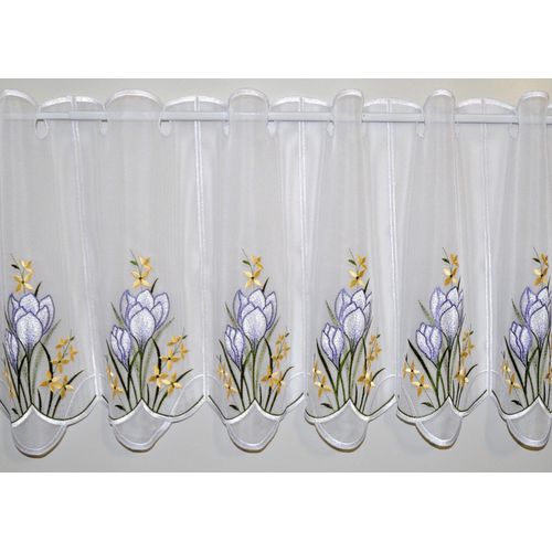 4028298301995 - Panneaux STICKEREIEN PLAUEN Panneau Krokusblüte Gr 1 weiß B95cm H40cm Polyester Gardinen Panneau Krokusblüte 4028298301995 - Panneaux STICKEREIEN PLAUEN Panneau Krokusblüte Gr 1 weiß B95cm H40cm Polyester Gardinen Panneau Krokusblüte