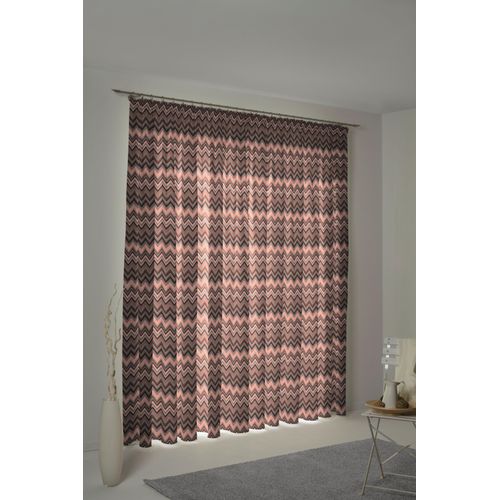 4004567231361 - Vorhang WIRTH Benewitz Gardinen Gr 125 cm Kräuselband 65 cm orange (terrakotta) Kräuselband Gardine