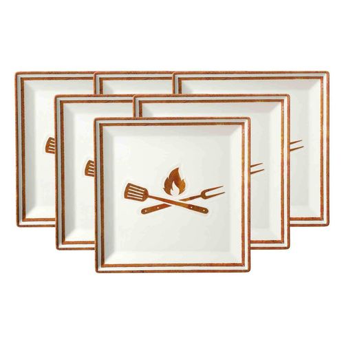 4053532167754 - Speiseteller Rusty 26 x 26 cm 6er Set 4053532167754 - Speiseteller Rusty 26 x 26 cm 6er Set