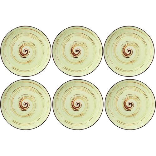 8682455436195 - Wilmax COLORBOOM Dessertteller-Set 20 cm 6er-Set Porzellan Pistazie Modern & Praktisch
