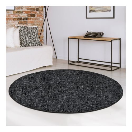 4059382286454 - Floordirekt Teppich London 23854 Anthrazit Rund mm x mm