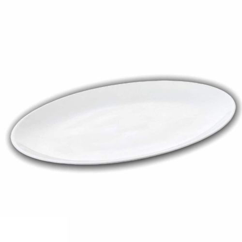5052609920215 - Wilmax Ovaler Teller 255 cm - 6er Set ideal für Snacks und Kanapees
