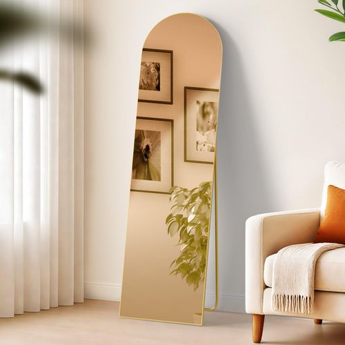 4255716353599 - Spiegel groß Moline Standspiegel und Wandspiegel in einem Ganzkörperspiegel Metallrahmen in mehreren Größen und Farben