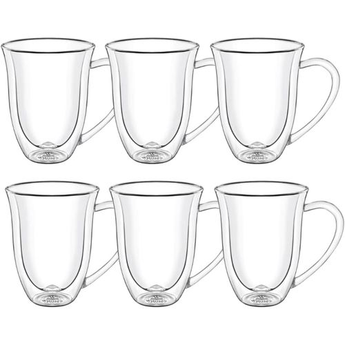 8682455437628 - Wilmax Thermogläser mit Henkel - 6er-Set - 250 ml - Doppelwandig & spülmaschinenfest 8682455437628 - Wilmax Thermogläser mit Henkel - 6er-Set - 250 ml - Doppelwandig & spülmaschinenfest