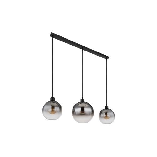 9007371452798 - Hängeleuchte 3-Flammig Rauchglas schwarz L 95 cm 9007371452798 - Hängeleuchte 3-Flammig Rauchglas schwarz L 95 cm