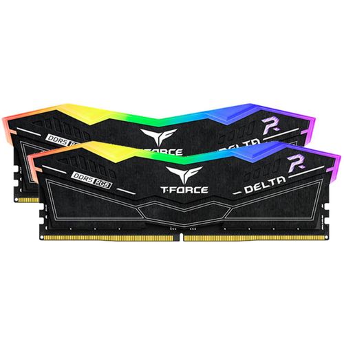 0765441663442 - T-Force DELTA RGB - DDR5 - kit - 32 GB 2 x 16 GB - DIMM 288-pin - 7200 MHz   PC5-57600 - unbuffered