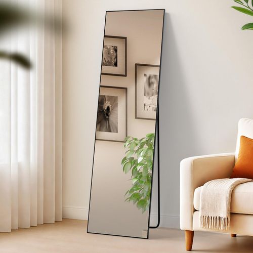 4255716353414 - Spiegel groß Benicia Standspiegel und Wandspiegel in einem Ganzkörperspiegel Metallrahmen in mehreren Größen und Farben