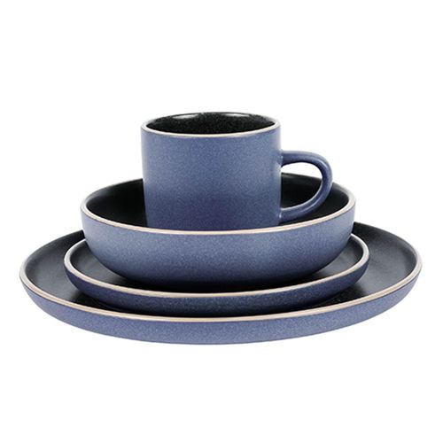 4005437322301 - Tafelservice 16-teilig Blau Grau
